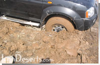 روش خارج کردن خودرو از باتلاق