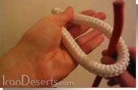 گره زدن طناب