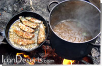 طبخ ماهی در کمپینگ