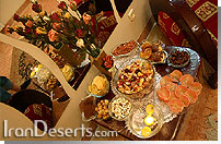 سفره شب یلدا
