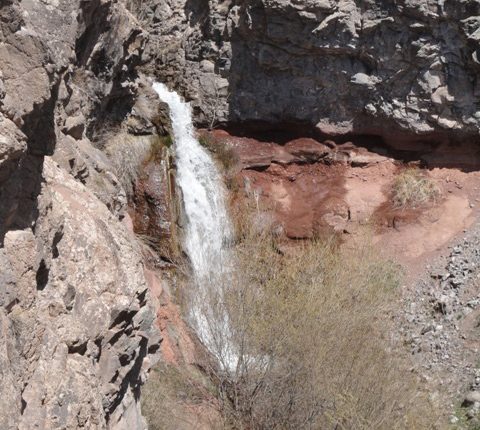 آبشار سرخ بند (گرگ واز)، طالقان